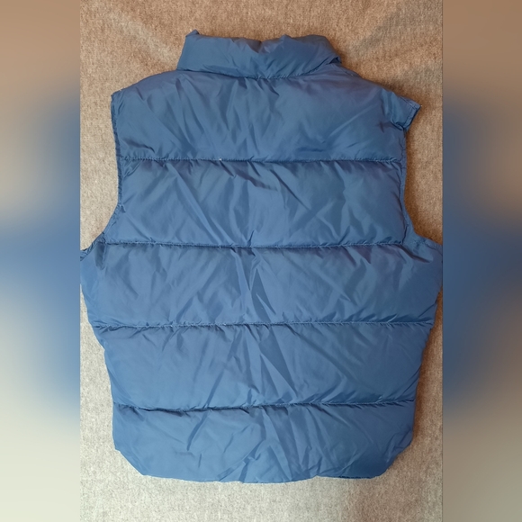 Woolrich Womans Vintage Down Puffer Vest Medium Blue Outdoor Activewear Classic - Picture 10 of 10